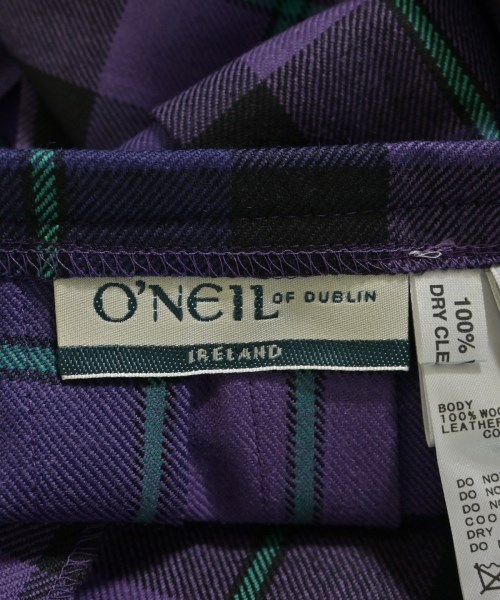 O'NEIL OF DUBLIN（オニールオブダブリン）ロング・マキシ丈スカート 紫 サイズ:38(M位) レディース/2200680359131