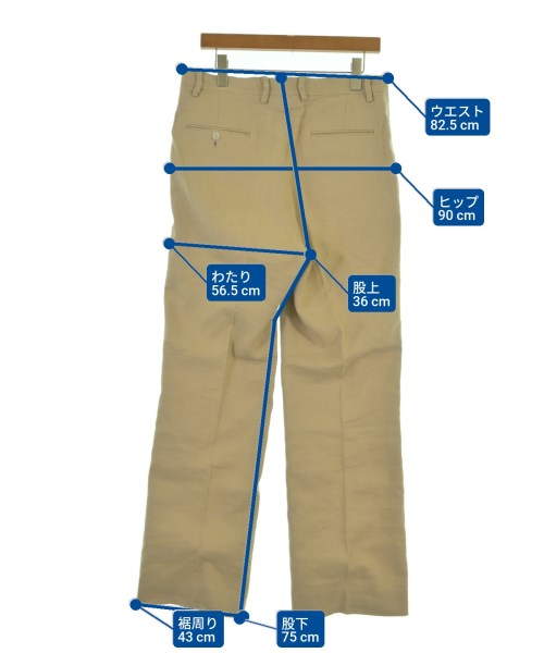 m's braque（エムズブラック）スラックス ベージュ サイズ:40(M位) メンズ/2200625828050