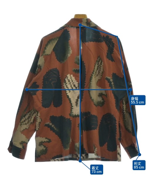 m's braque（エムズブラック）カジュアルシャツ 茶 サイズ:38(M位) メンズ/2200628940025