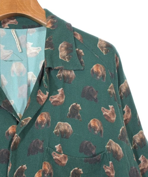 m's braque（エムズブラック）カジュアルシャツ 緑 サイズ:38(S位) メンズ/2200620306041