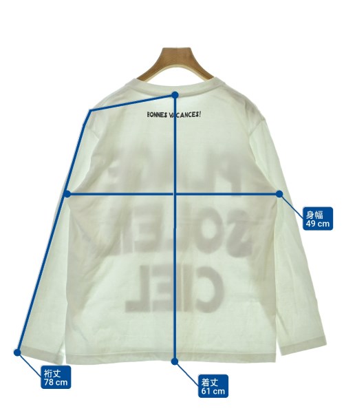 m's braque（エムズブラック）Tシャツ・カットソー 白 サイズ:M レディース/2200669742152