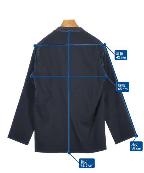 m's braque（エムズブラック）カジュアルジャケット 紺 サイズ:34(XS位) メンズ/2200652978063