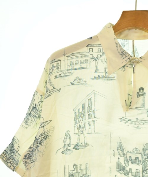 m's braque（エムズブラック）カジュアルシャツ 白 サイズ:40(M位