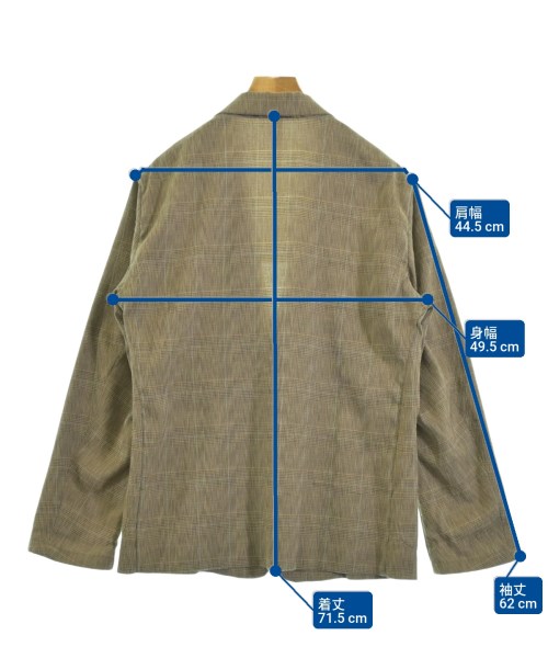 m's braque（エムズブラック）カジュアルジャケット グレー サイズ:3(L位) メンズ/2200653575032