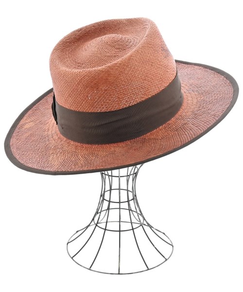 STETSON（ステットソン）ストローハット 茶 サイズ:- メンズ/2200701590031