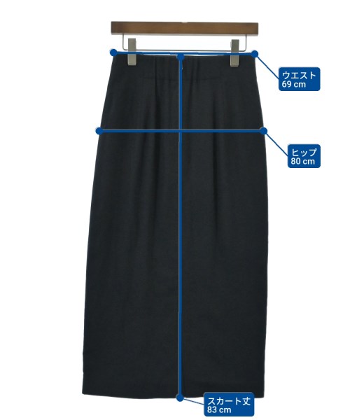 RIVE DROITE（リヴドロワ）ロング・マキシ丈スカート 紺 サイズ:38(M位) レディース/2200623728031