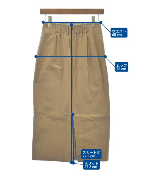 RIVE DROITE（リヴドロワ）ロング・マキシ丈スカート ベージュ サイズ:36(S位) レディース/2200640185039