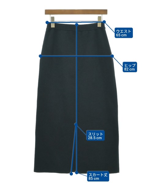 RIVE DROITE（リヴドロワ）ひざ丈スカート 紺 サイズ:38(M位) レディース/2200615656045