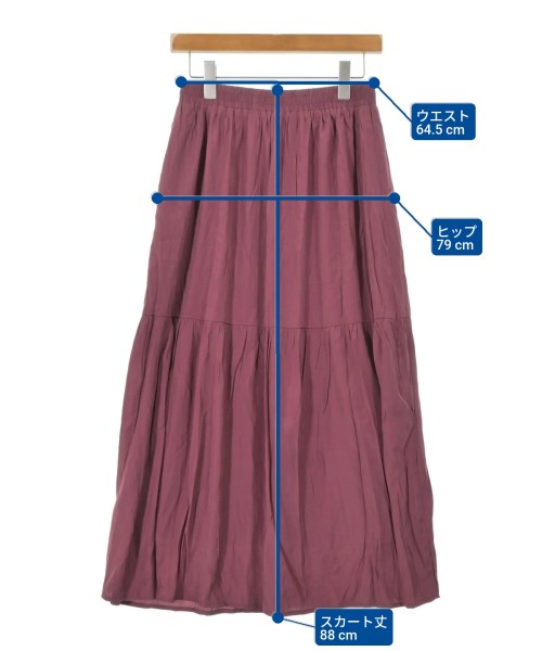 RIVE DROITE（リヴドロワ）ロング・マキシ丈スカート 赤 サイズ:F レディース/2200614318098