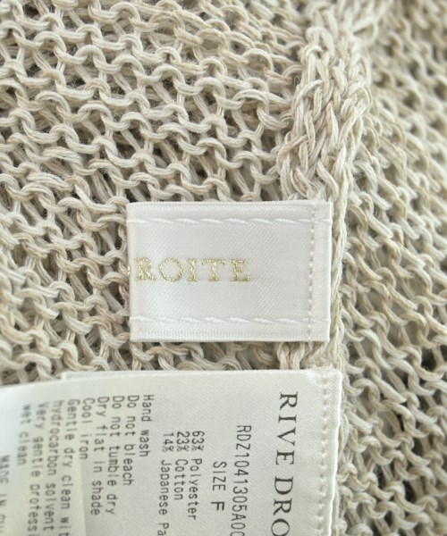 RIVE DROITE（リヴドロワ）カーディガン ベージュ サイズ:F レディース/2200613150026
