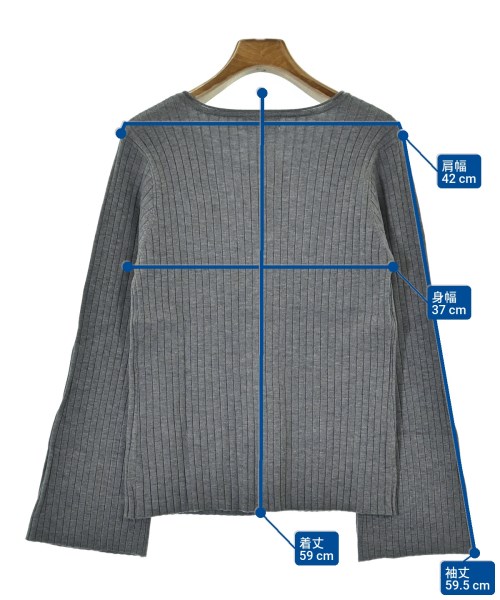 RIVE DROITE（リヴドロワ）カーディガン グレー サイズ:F レディース/2200673624031