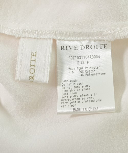 RIVE DROITE（リヴドロワ）Tシャツ・カットソー 白 サイズ:F レディース/2200673882028
