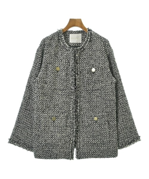 RIVE DROITE(リヴドロワ)ノーカラージャケット 黒 サイズ:F/2200673260031