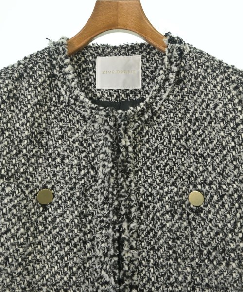 RIVE DROITE（リヴドロワ）ノーカラージャケット 黒 サイズ:F レディース/2200673260031