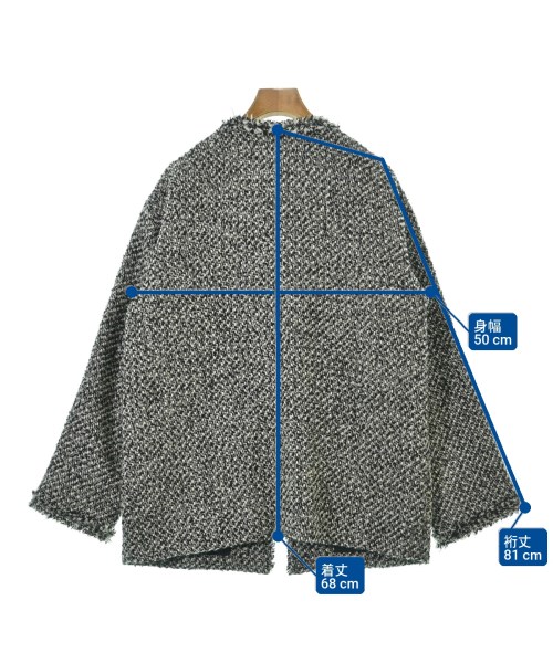 RIVE DROITE（リヴドロワ）ノーカラージャケット 黒 サイズ:F レディース/2200673260031