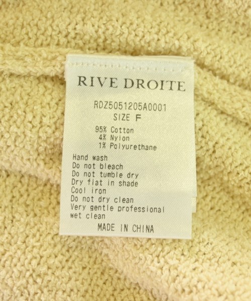 RIVE DROITE（リヴドロワ）ニット・セーター 白 サイズ:F レディース/2200694942077