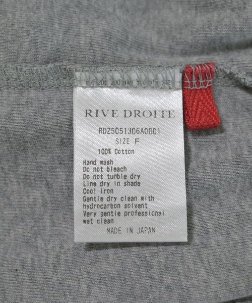 RIVE DROITE（リヴドロワ）Tシャツ・カットソー グレー サイズ:F レディース/2200692288146