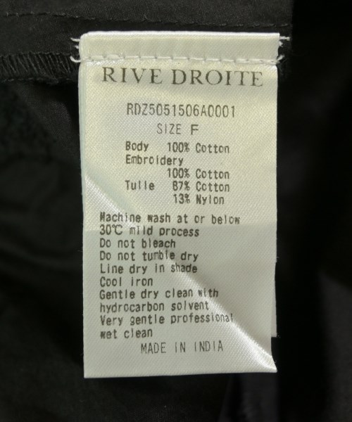 RIVE DROITE（リヴドロワ）ブラウス 黒 サイズ:F レディース/2200652602036
