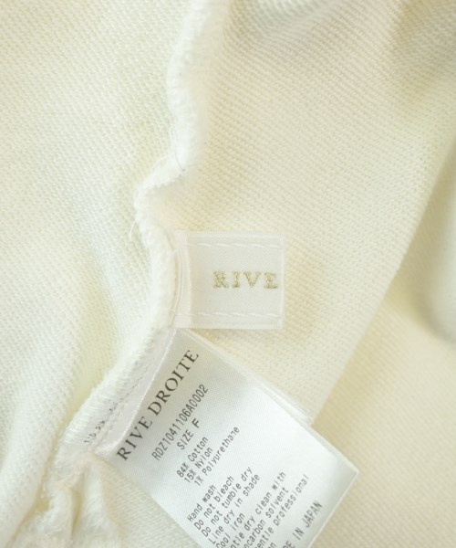 RIVE DROITE（リヴドロワ）スウェット 白 サイズ:F レディース/2200652197105