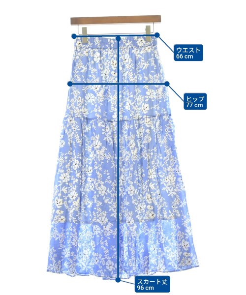 RIVE DROITE（リヴドロワ）ロング・マキシ丈スカート 青 サイズ:F レディース/2200645105117