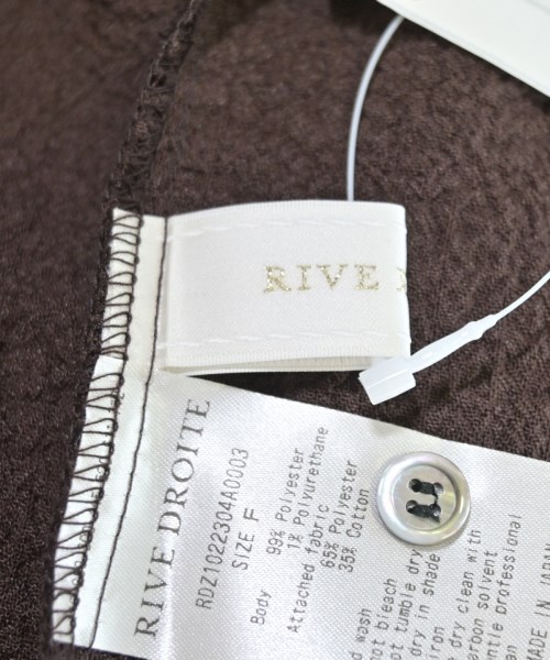 RIVE DROITE（リヴドロワ）カジュアルシャツ 茶 サイズ:F レディース/2200656317158