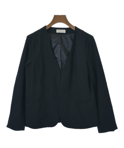 RIVE DROITE（リヴドロワ）ノーカラージャケット 紺 サイズ:F レディース/2200659753038
