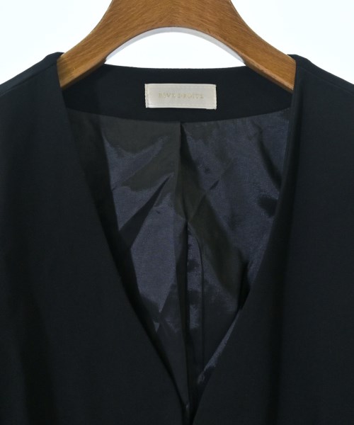 RIVE DROITE（リヴドロワ）ノーカラージャケット 紺 サイズ:F レディース/2200659753038