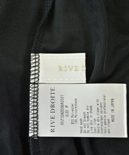 RIVE DROITE（リヴドロワ）Tシャツ・カットソー 黒 サイズ:F レディース/2200712223096