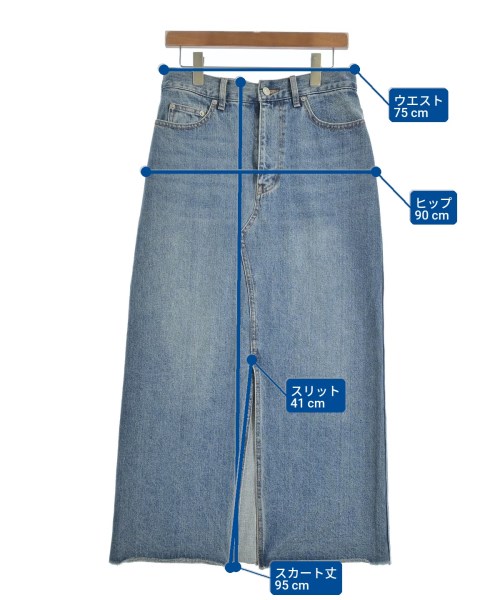 RIVE DROITE（リヴドロワ）ロング・マキシ丈スカート 紺 サイズ:40(M位) レディース/2200635790040