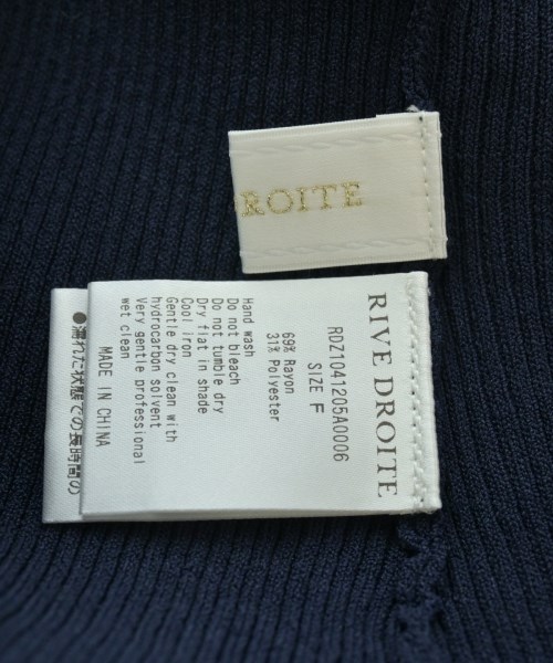 RIVE DROITE（リヴドロワ）ニット・セーター 紺 サイズ:F レディース/2200635790088