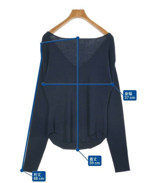 RIVE DROITE（リヴドロワ）ニット・セーター 紺 サイズ:F レディース/2200635790088