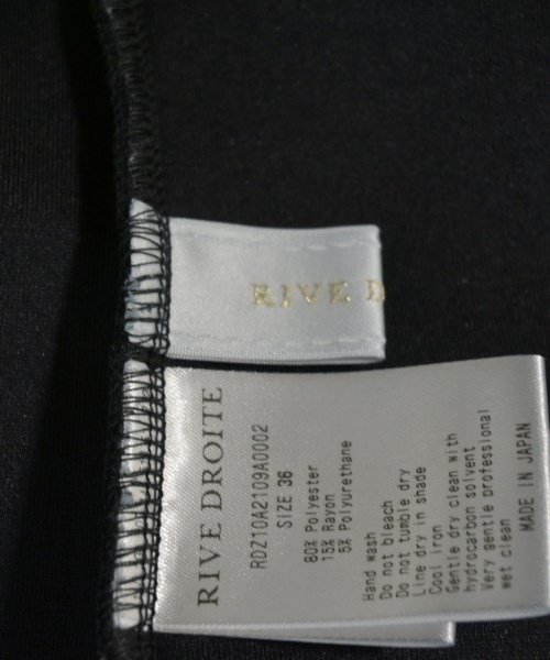 RIVE DROITE（リヴドロワ）ワンピース 黒 サイズ:36(S位) レディース/2200646291246