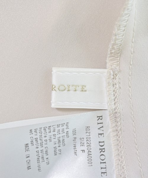 RIVE DROITE（リヴドロワ）ブラウス ベージュ サイズ:F レディース/2200636279087