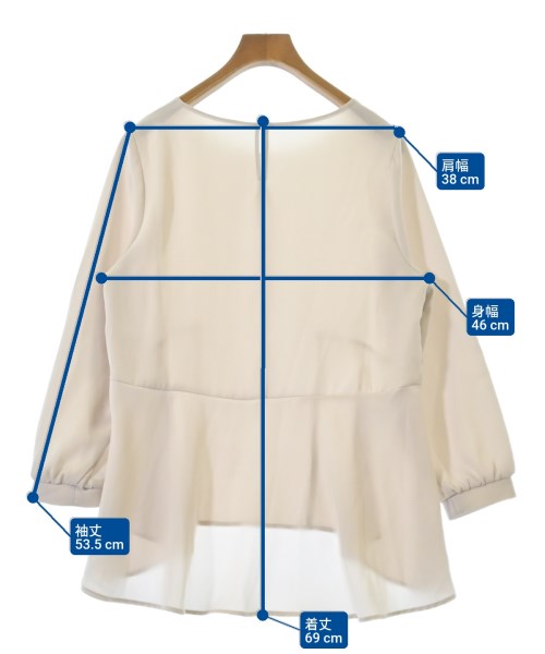 RIVE DROITE（リヴドロワ）ブラウス ベージュ サイズ:F レディース/2200636279087