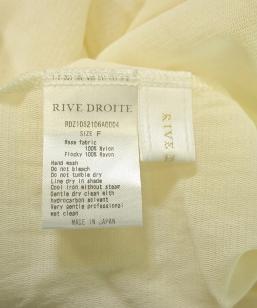 RIVE DROITE（リヴドロワ）Tシャツ・カットソー 白 サイズ:F レディース/2200646855042