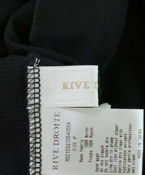 RIVE DROITE（リヴドロワ）Tシャツ・カットソー 黒 サイズ:F レディース/2200646855059