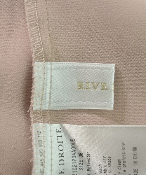 RIVE DROITE（リヴドロワ）ブラウス ピンク サイズ:36(S位) レディース/2200648044048