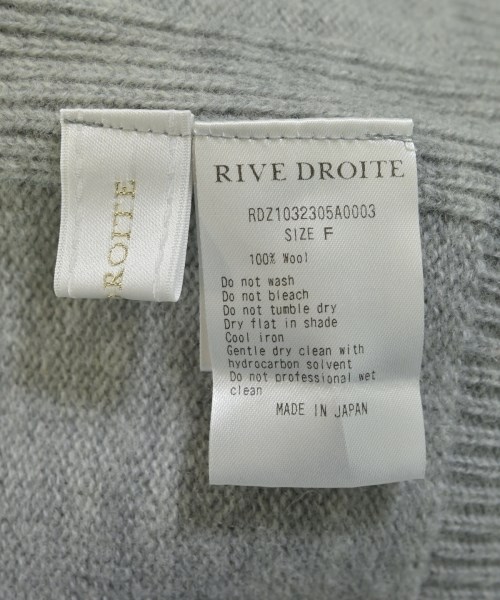 RIVE DROITE（リヴドロワ）ニット・セーター グレー サイズ:F レディース/2200647766026