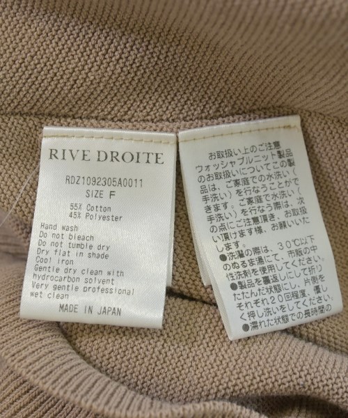 RIVE DROITE（リヴドロワ）ニット・セーター ピンク サイズ:F レディース/2200707687032