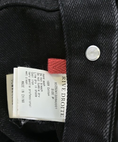 RIVE DROITE（リヴドロワ）オールインワン/サロペット 黒 サイズ:F レディース/2200660167015