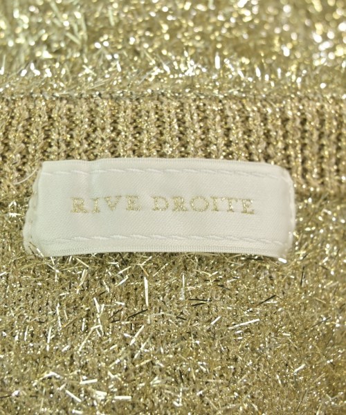 RIVE DROITE（リヴドロワ）カーディガン ゴールド サイズ:F レディース/2200668198028