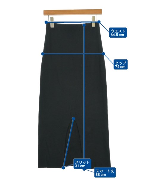 RIVE DROITE（リヴドロワ）ロング・マキシ丈スカート 黒 サイズ:36(S位) レディース/2200668142021