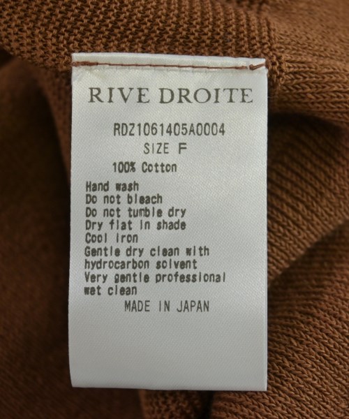 RIVE DROITE（リヴドロワ）ニット・セーター 茶 サイズ:F レディース/2200724924042