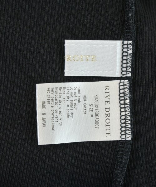 RIVE DROITE（リヴドロワ）Tシャツ・カットソー 黒 サイズ:F レディース/2200683241075