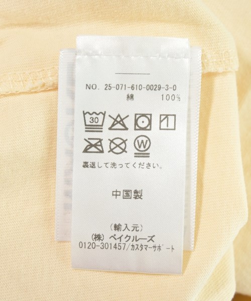 Market（マーケット）Tシャツ・カットソー 黄 サイズ:M レディース/2200721275246