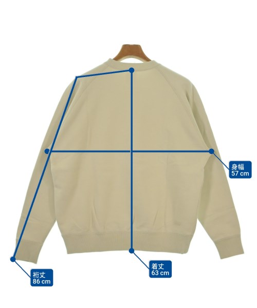 LOOPWHEELER（ループウィラー）スウェット ベージュ サイズ:S メンズ/2200624003052