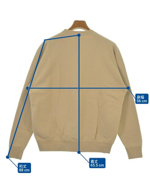 LOOPWHEELER（ループウィラー）スウェット ベージュ サイズ:S メンズ/2200624003069