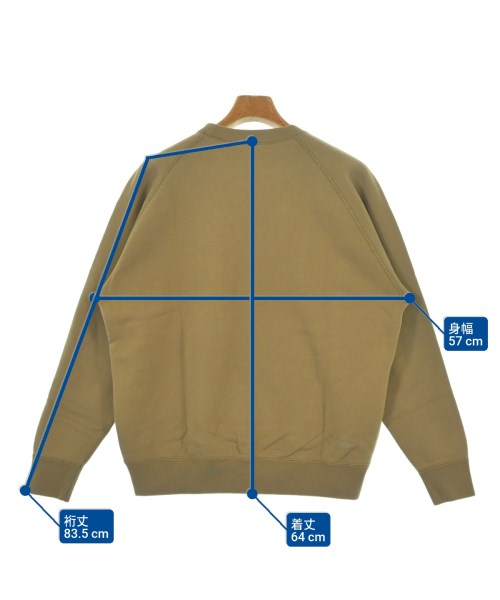 LOOPWHEELER（ループウィラー）スウェット カーキ サイズ:S メンズ/2200624003076