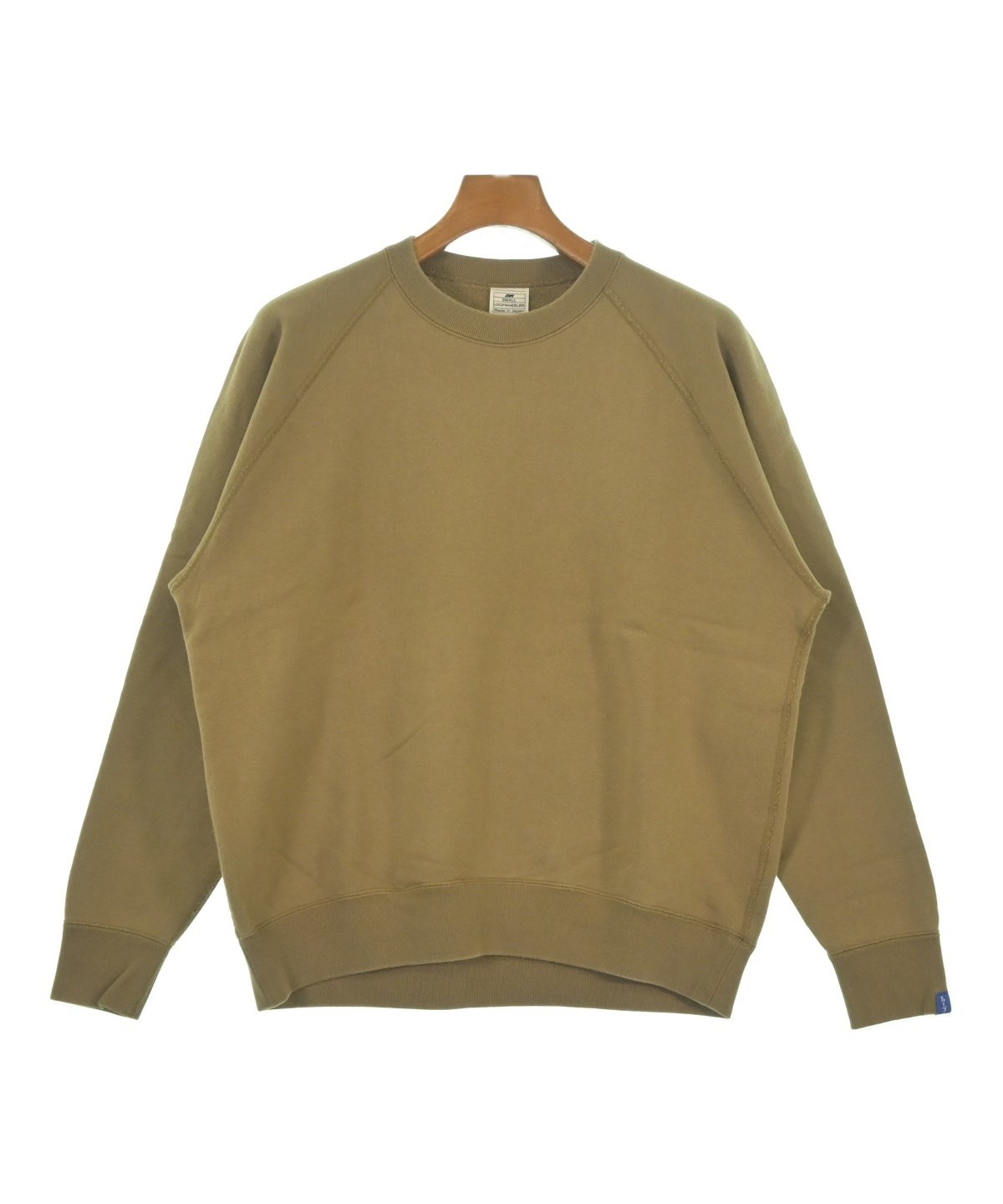 LOOPWHEELER（ループウィラー）スウェット カーキ サイズ:S メンズ