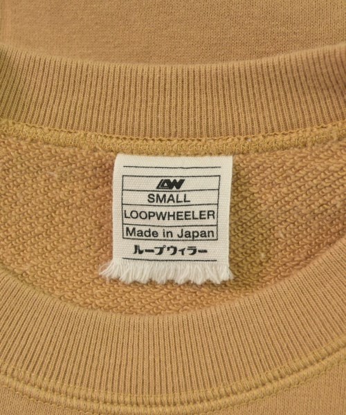 LOOPWHEELER（ループウィラー）スウェット ベージュ サイズ:S メンズ/2200624003083